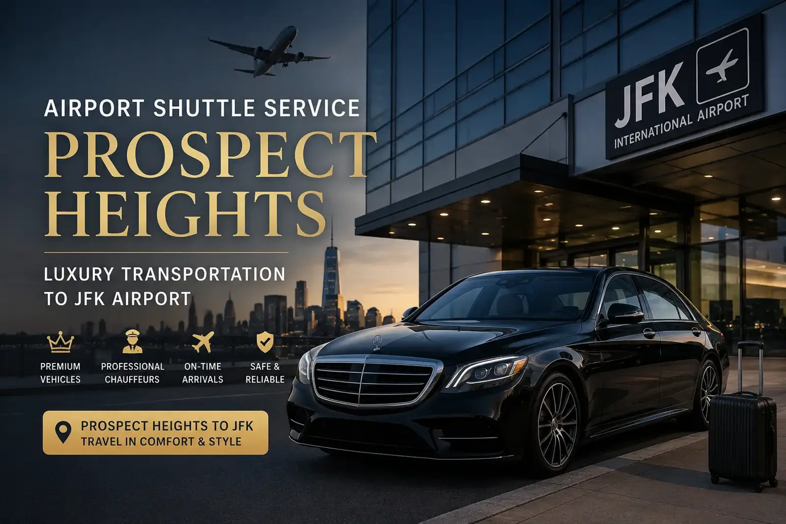 Airport Shuttle Service Prospect Heights | Luxury JFK Car