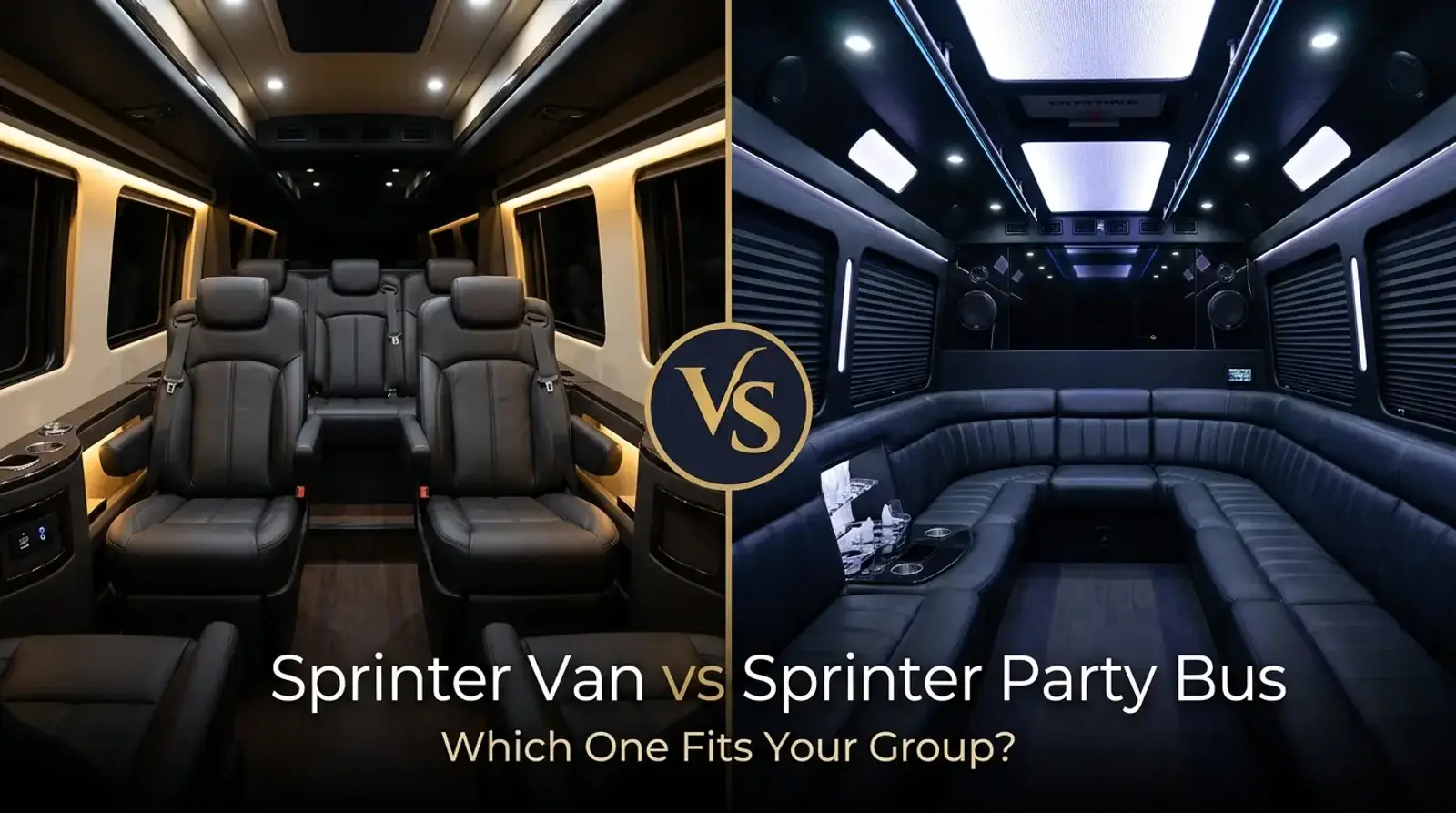 Sprinter Van vs Party Bus NYC: The Smarter Group Choice