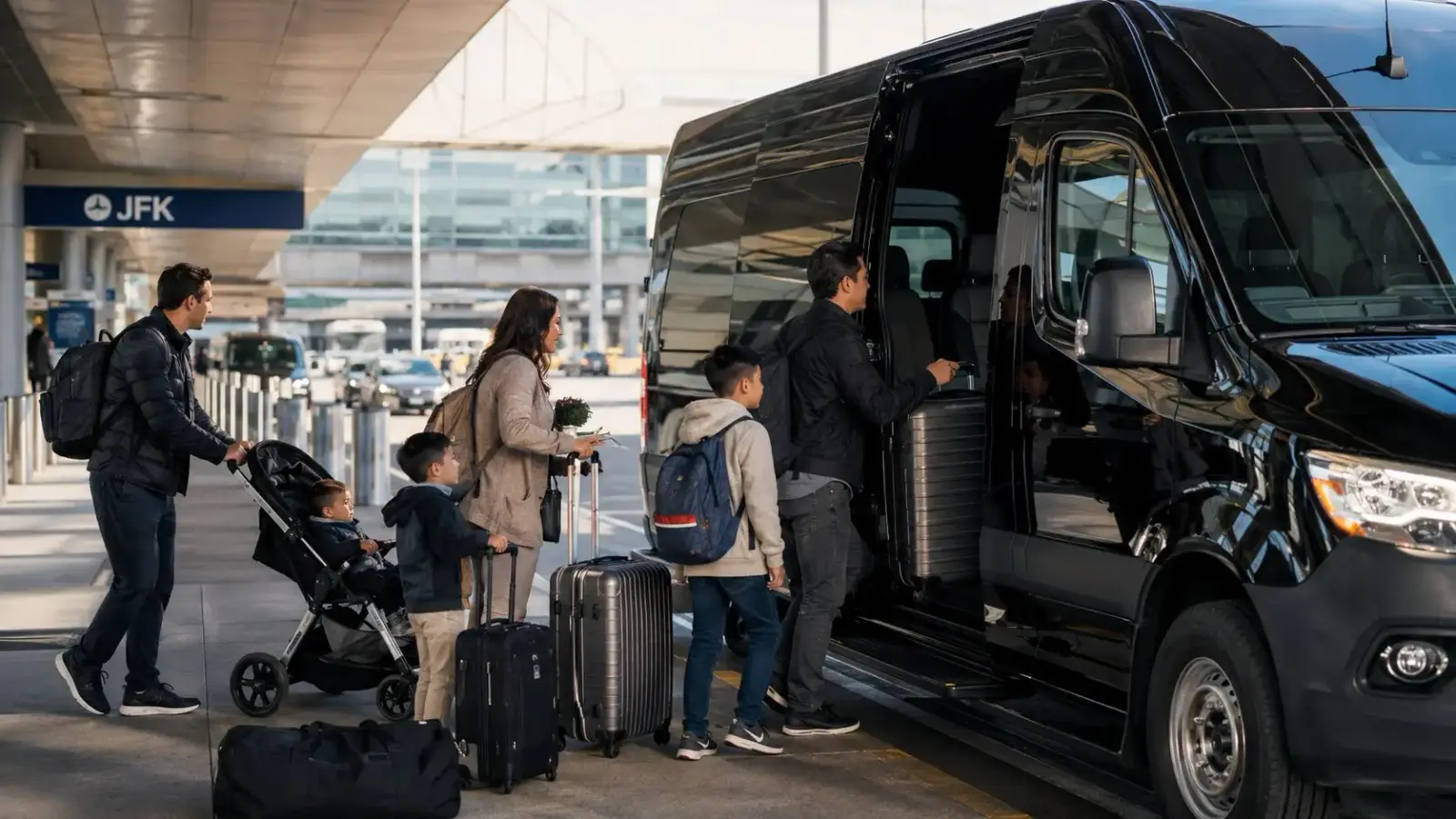 Shuttle to JFK: Private Vans, Shared Rides, and Group