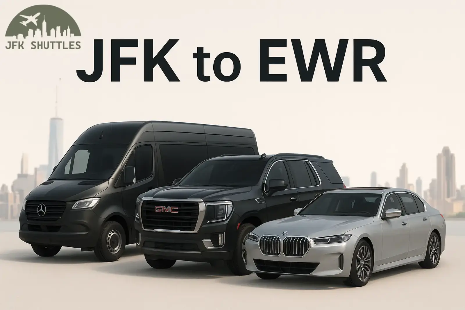 Affordable JFK to EWR Shuttle – 24/7 Service
