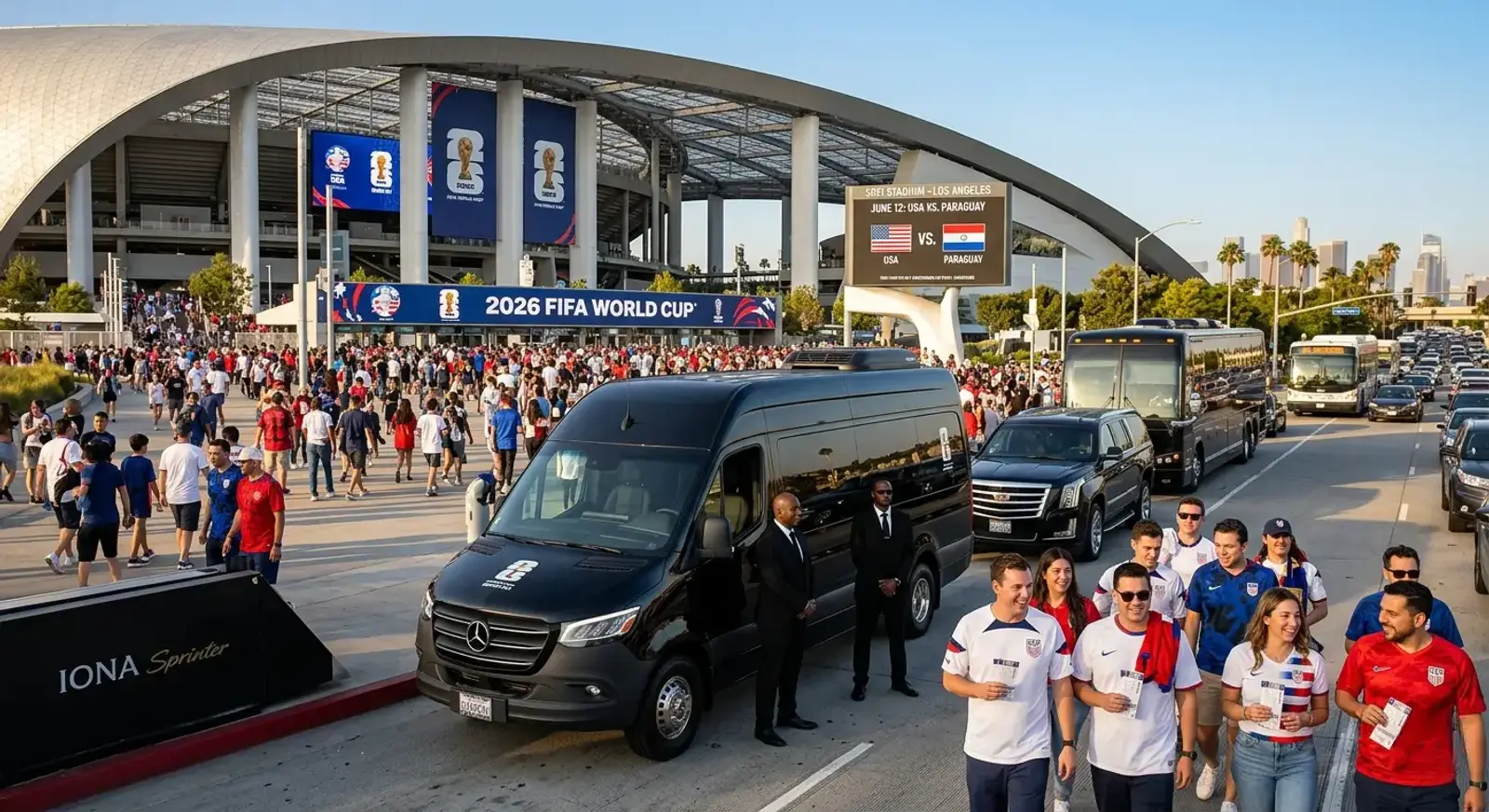 LA World Cup Transportation 2026 | IONA Sprinter