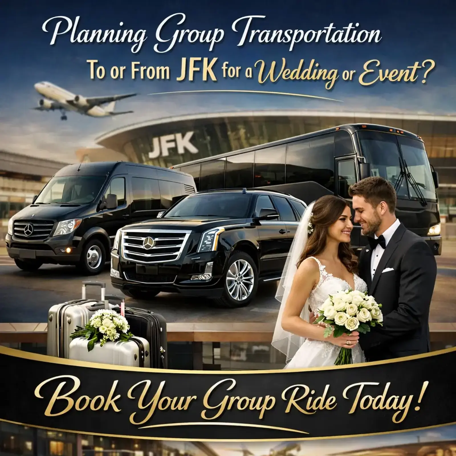 JFK Group Transportation: The Premium Way to Move Your Wedding or Event Party