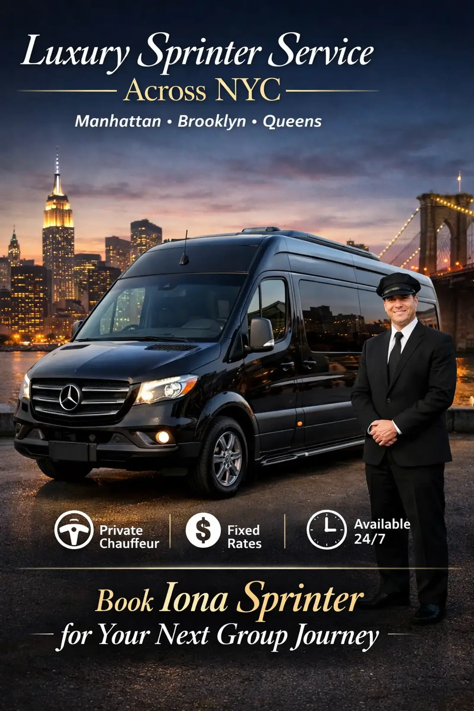 Sprinter Car Service New York City | Manhattan, Brooklyn & Queens — Iona Sprinter